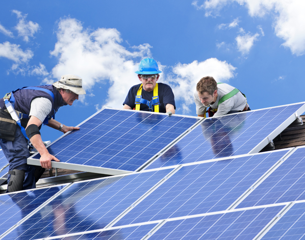 Installing solar panels is easily done when using the correct professionals