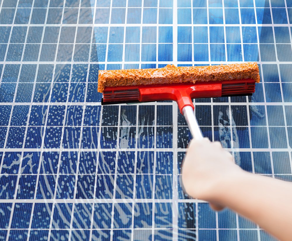 Solar PV Panel Cleaning